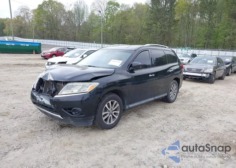 2014 Nissan Pathfinder Sv из США, поврежденный, VIN 5N1AR2MM0EC607116